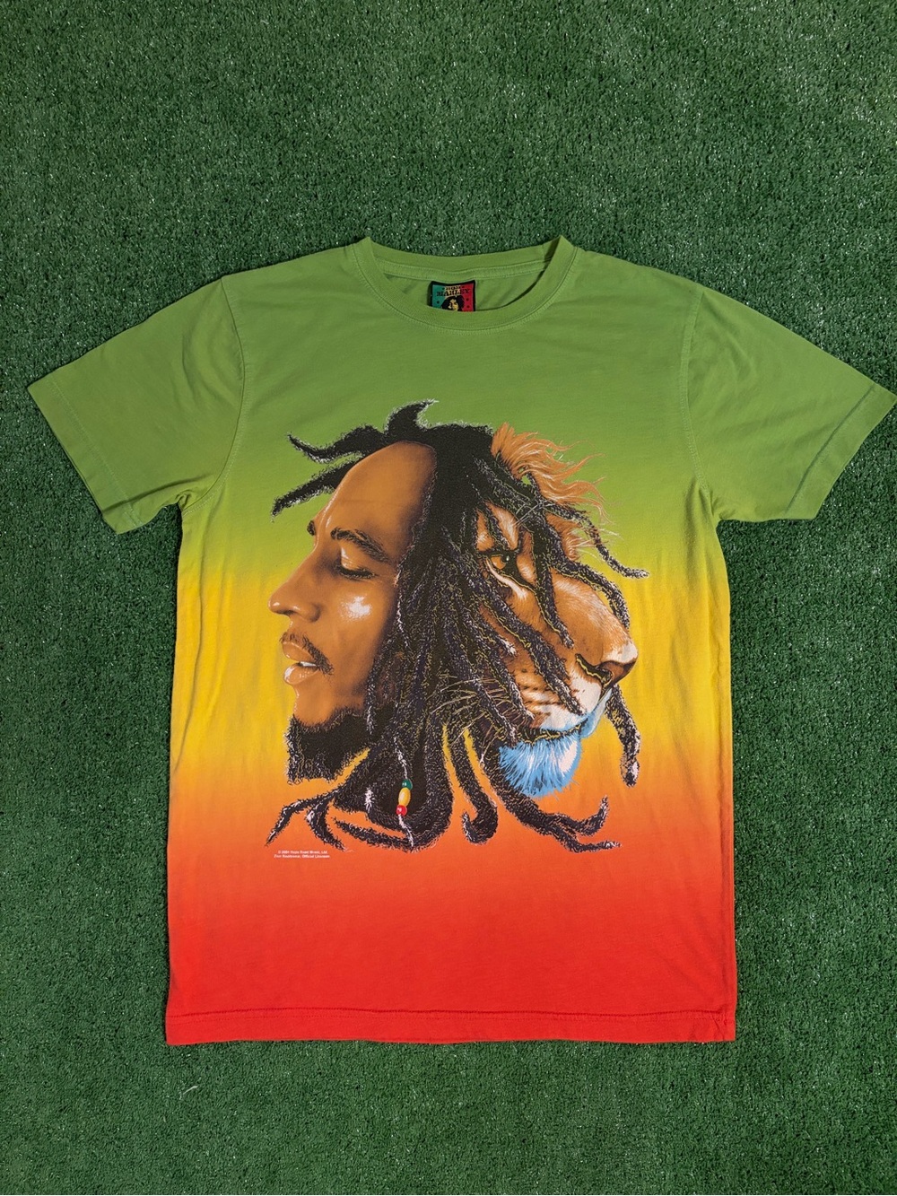 Vintage Bob Marley Lion Tie Dye T-Shirt